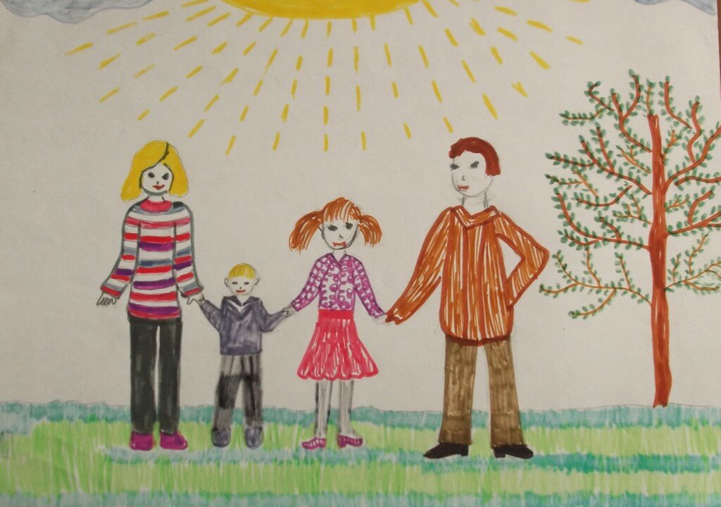 конкурс рисунков «Моя семья»