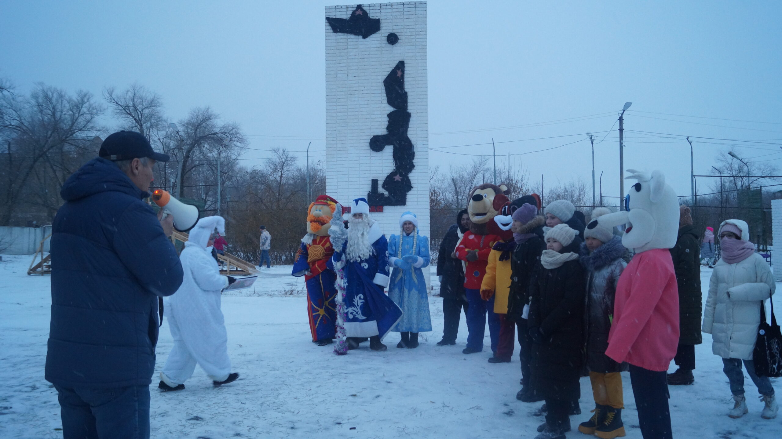 Церемония открытия новогодней ёлки п. Первомайский
